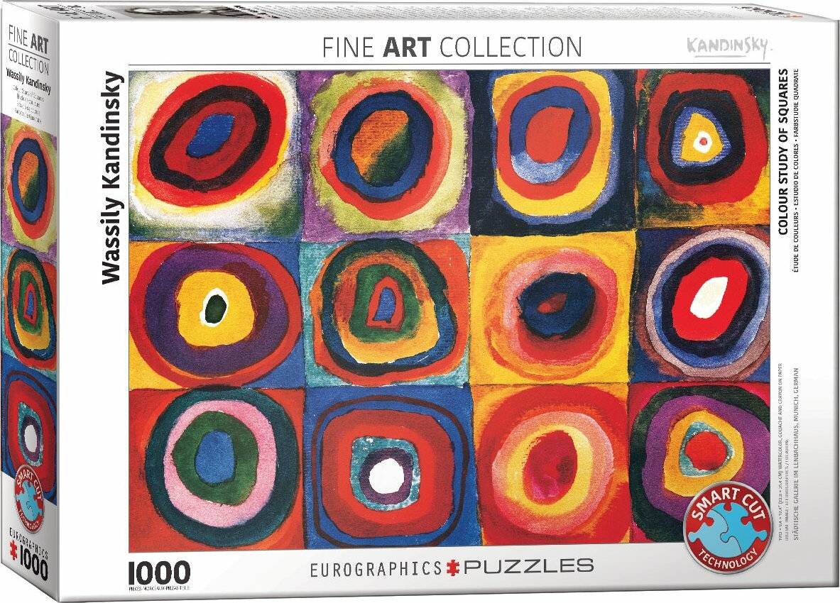 EUROGRAPHICS Puzzle Farbstudie der Quadrate 1000 Teile