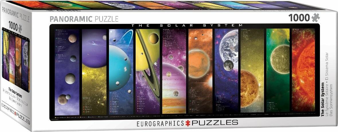 EUROGRAPHICS Panoramapuzzle Sonnensystem 1000 Teile