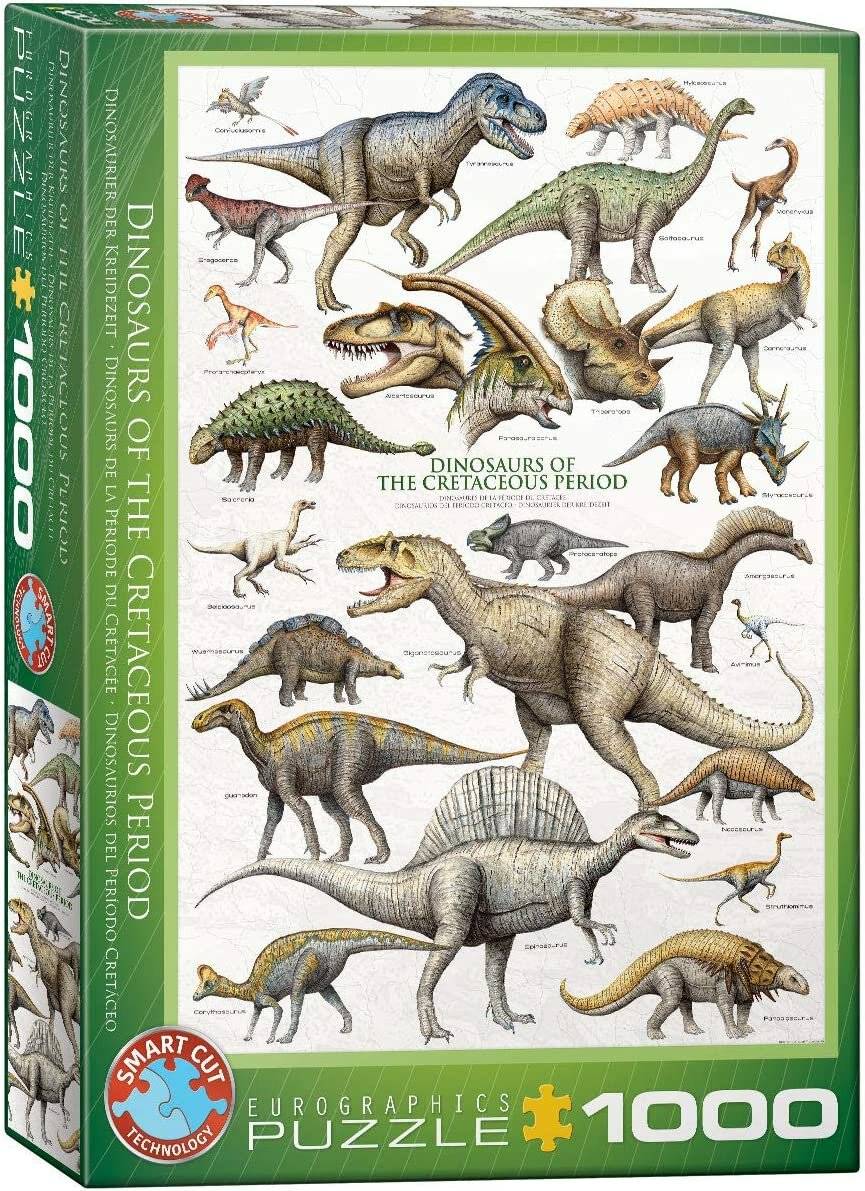 EUROGRAPHICS Puzzle Welt der Dinosaurier: Kreide 1000 Teile