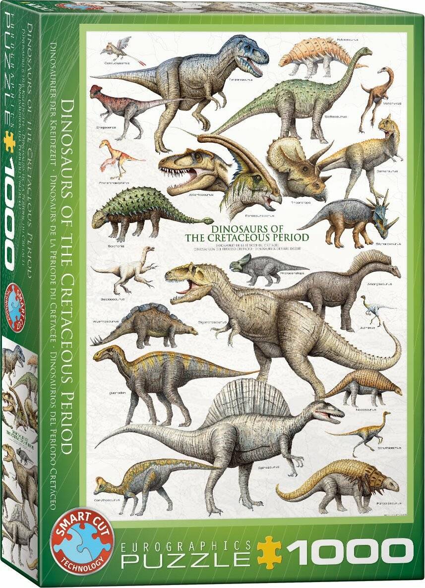 EUROGRAPHICS Puzzle Welt der Dinosaurier: Kreide 1000 Teile