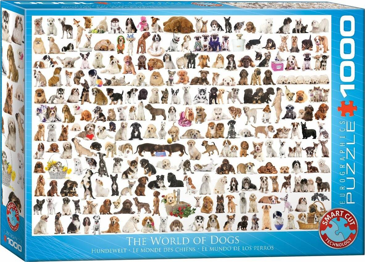 EUROGRAPHICS Puzzle World of Dogs 1000 Teile
