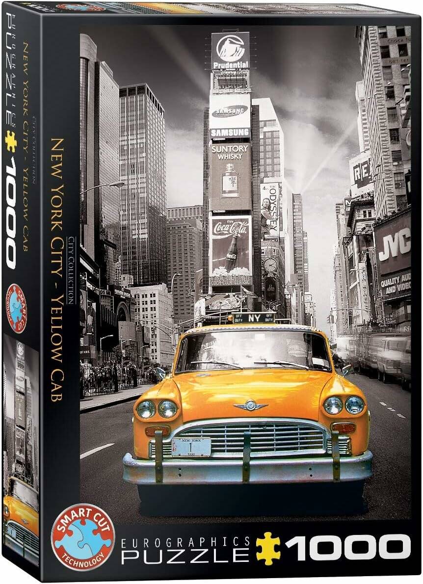 EUROGRAPHICS Puzzle Gelbes Taxi in New York 1000 Teile