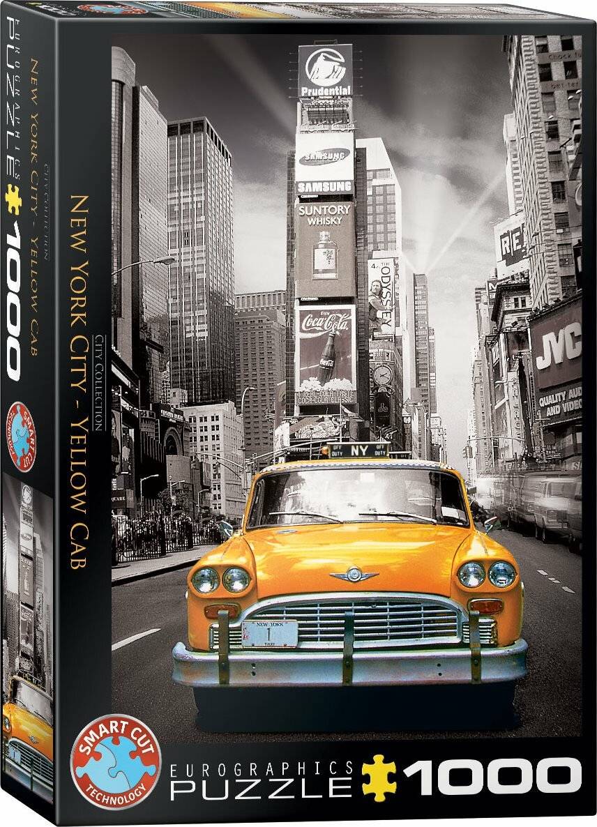 EUROGRAPHICS Puzzle Gelbes Taxi in New York 1000 Teile