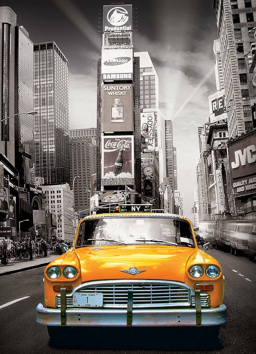 EUROGRAPHICS Puzzle Gelbes Taxi in New York 1000 Teile