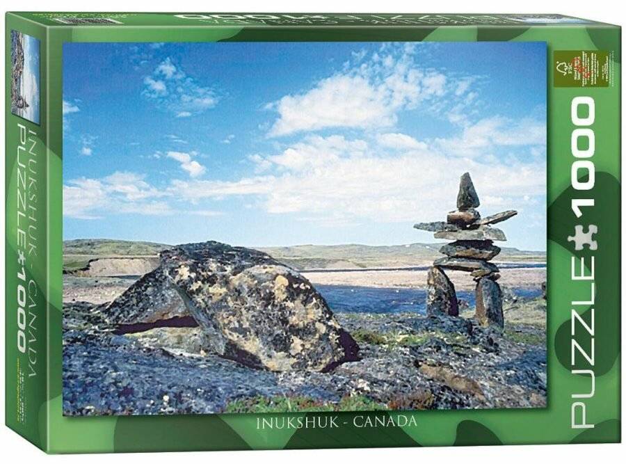 EUROGRAPHICS Puzzle Inukshuk, Kanada 1000 Teile