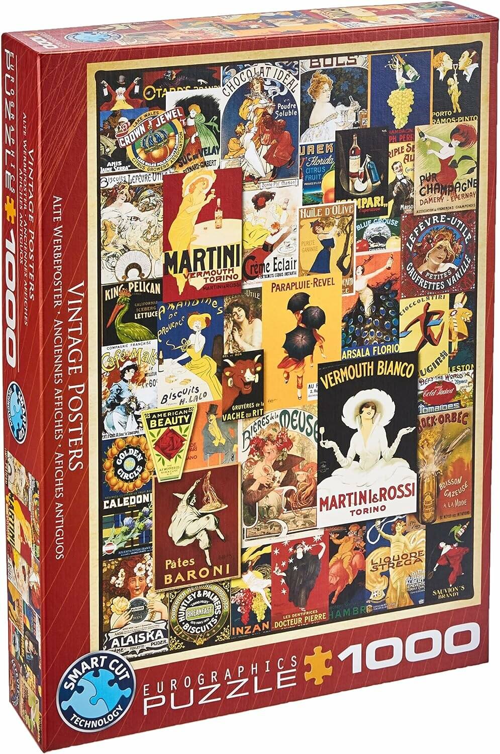 EUROGRAPHICS Puzzle Alte Plakate 1000 Teile