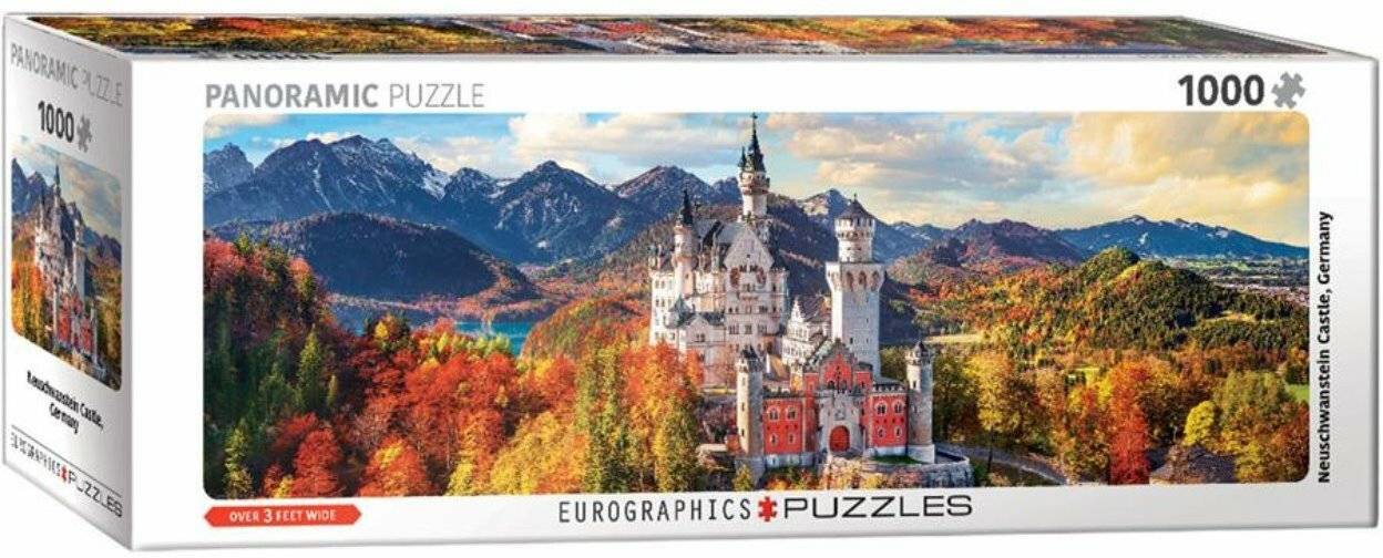 EUROGRAPHICS Panoramapuzzle Schloss Neuschwanstein, Deutschland 1000 Teile