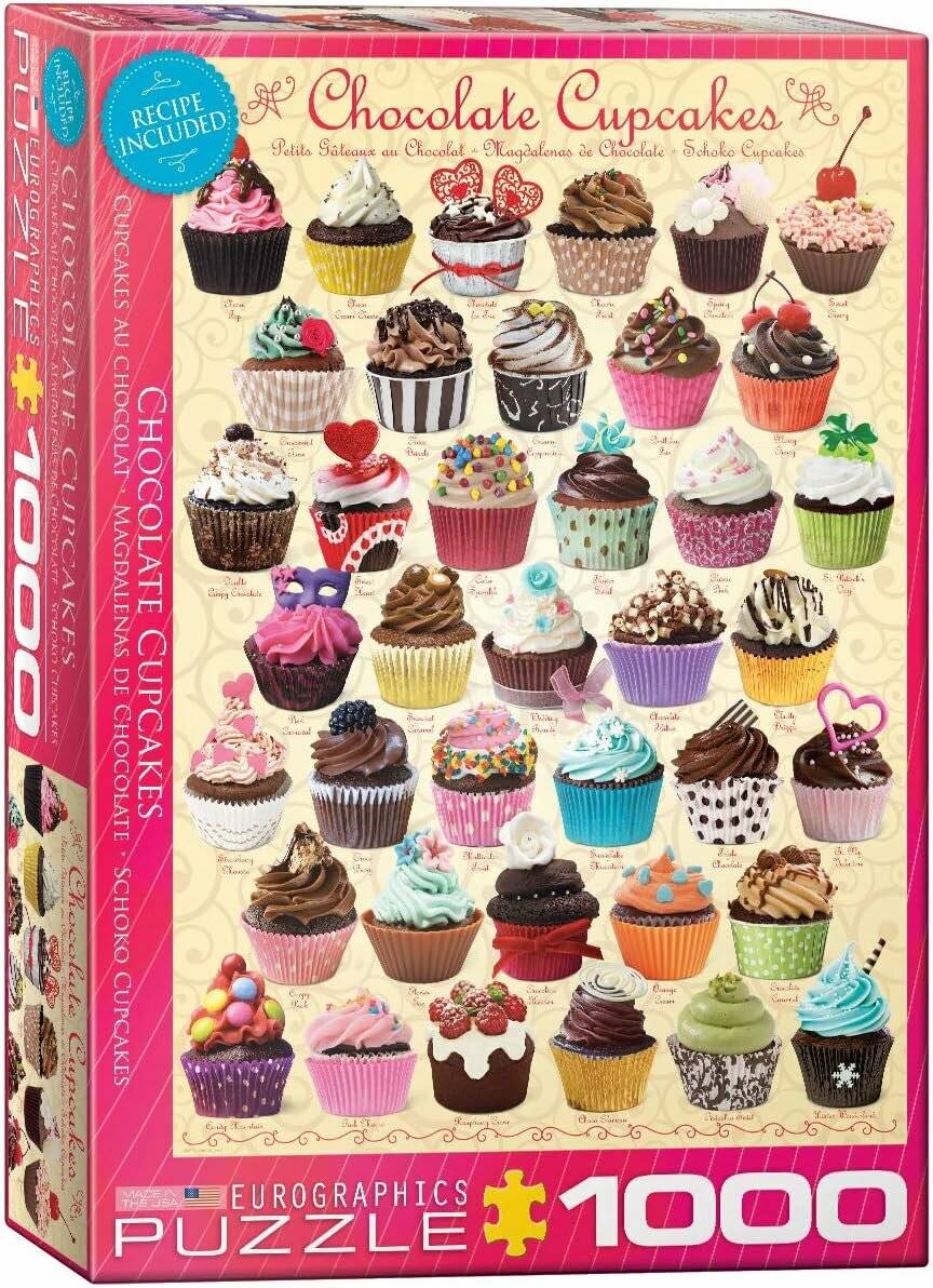 EUROGRAPHICS Schokoladen-Cupcakes Puzzle 1000 Teile