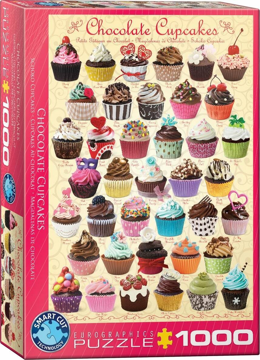 EUROGRAPHICS Schokoladen-Cupcakes Puzzle 1000 Teile