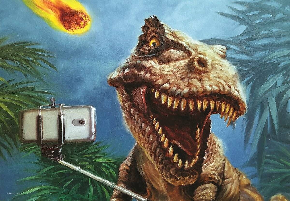 EUROGRAPHICS Dino-Selfie-Puzzle 100 Teile