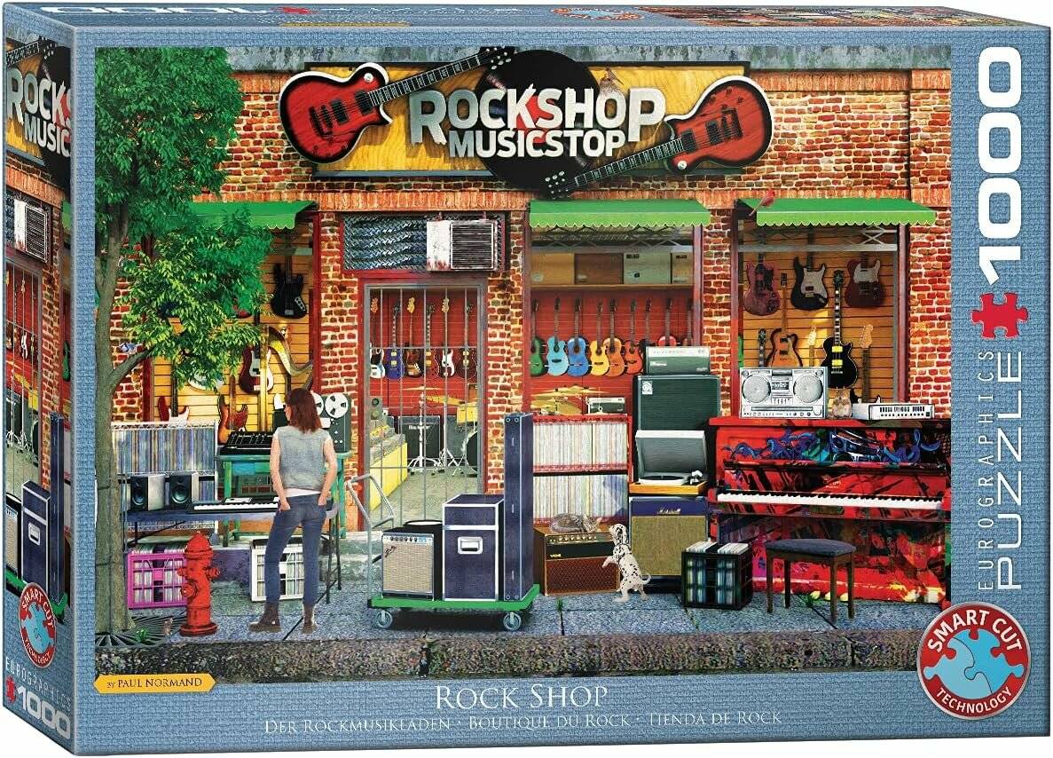 EUROGRAPHICS Puzzle Rock Shop 1000 Teile
