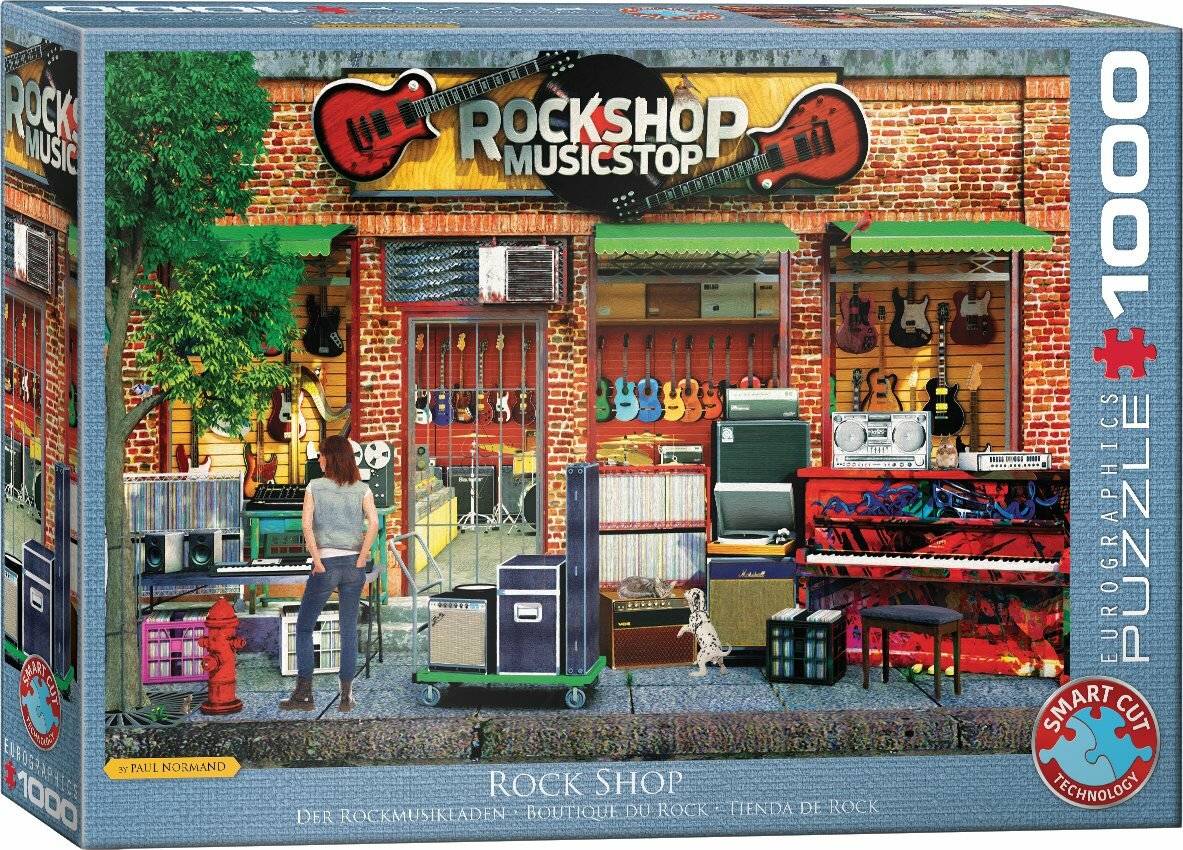 EUROGRAPHICS Puzzle Rock Shop 1000 Teile