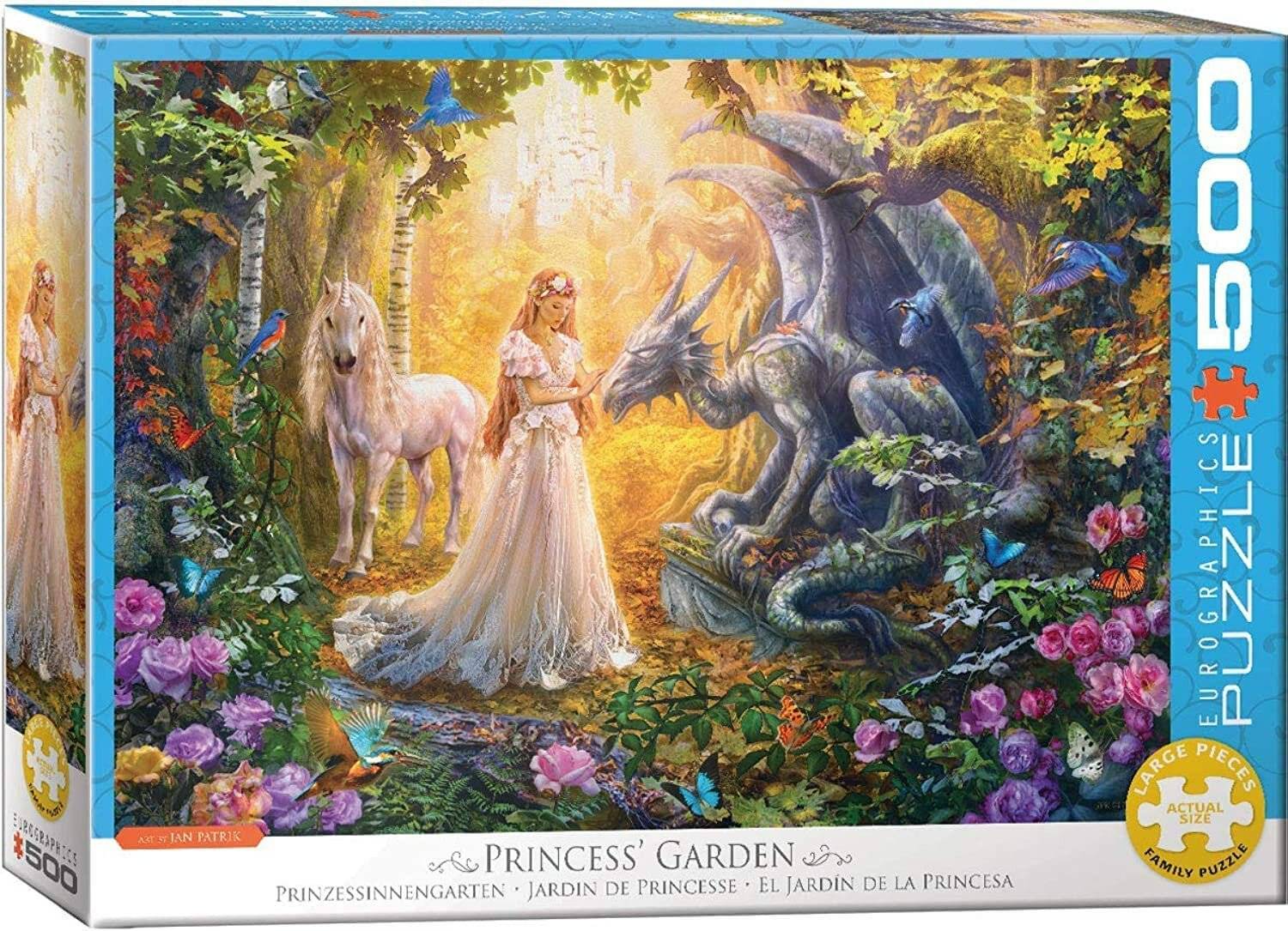 EUROGRAPHICS Puzzle Prinzessin Garten XL 500 Teile