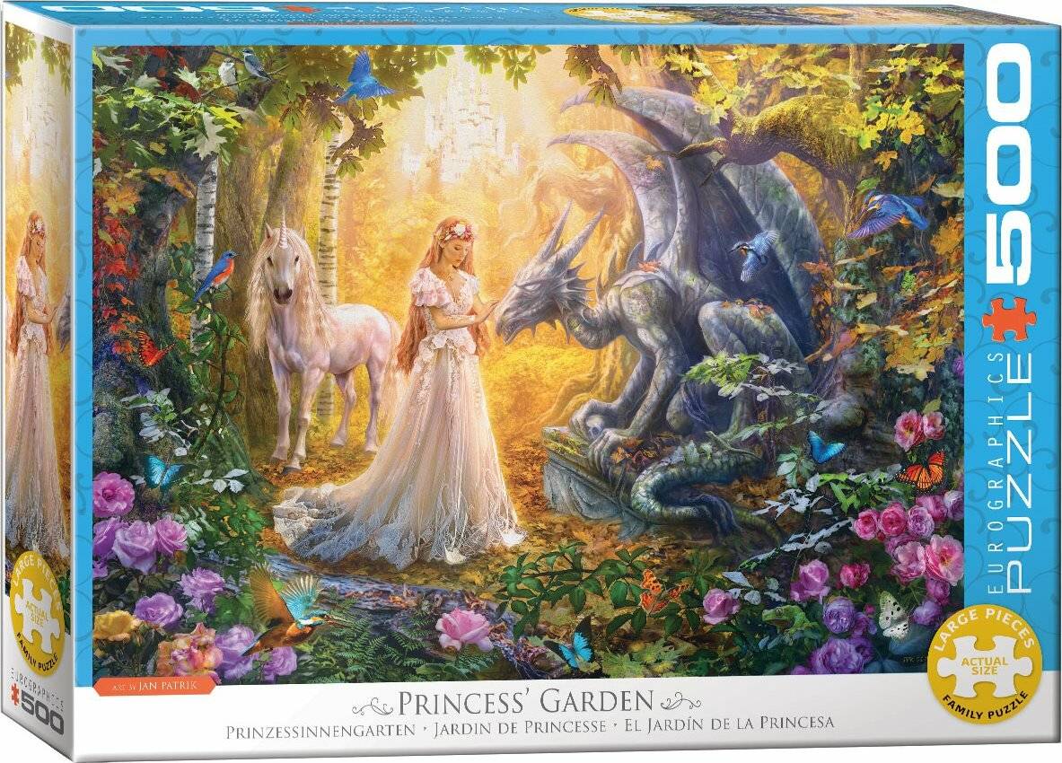 EUROGRAPHICS Puzzle Prinzessin Garten XL 500 Teile