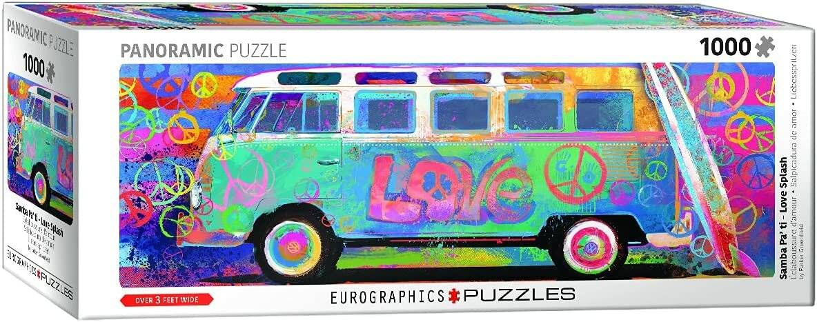 EUROGRAPHICS Panoramapuzzle Color Volkswagen 1000 Teile