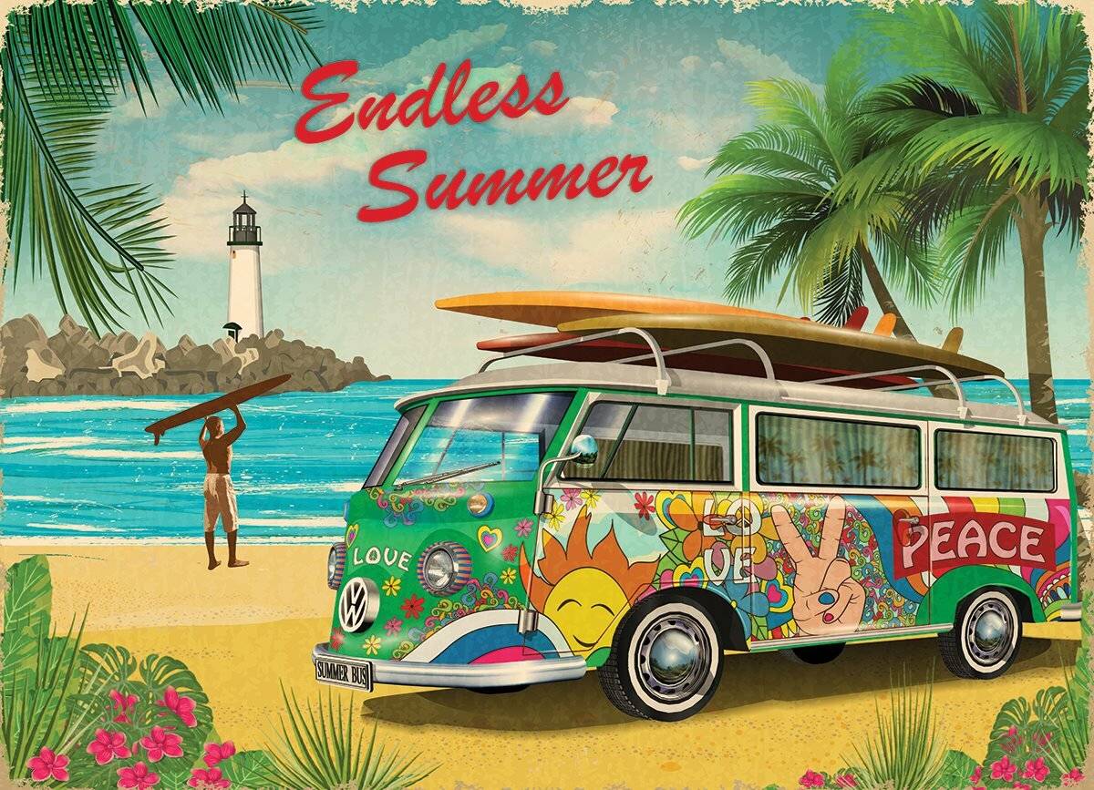 EUROGRAPHICS Puzzle VW Endless Summer 1000 Teile