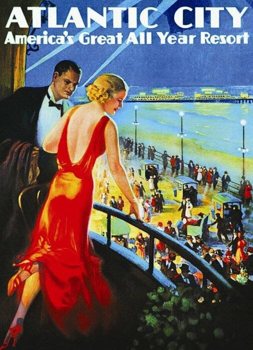 EUROGRAPHICS Puzzle Poster: Atlantic City 1000 Stück