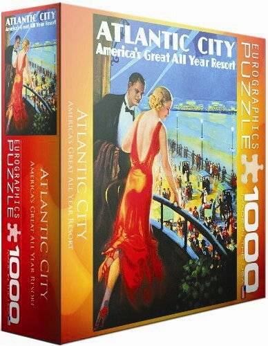 EUROGRAPHICS Puzzle Poster: Atlantic City 1000 Stück