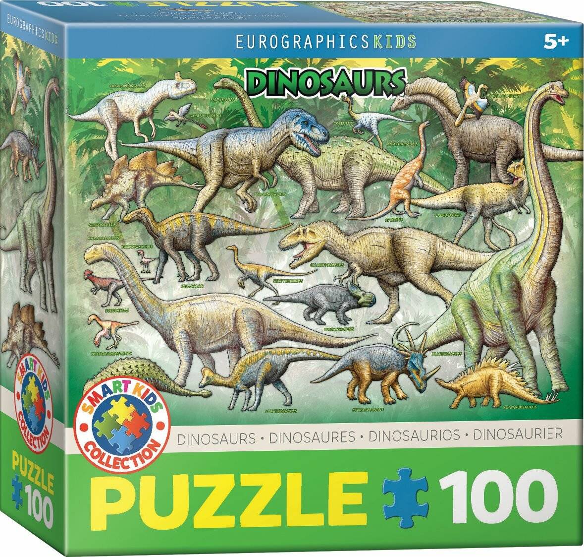 EUROGRAPHICS Puzzle Dinosaurier 100 Teile