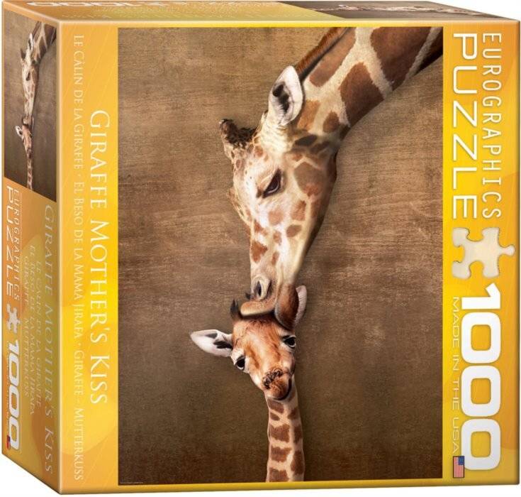 EUROGRAPHICS Giraffenkuss Puzzle 1000 Teile