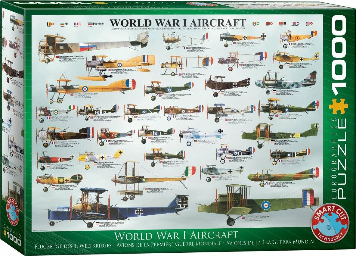 EUROGRAPHICS World War I Aircraft Puzzle 1000 Teile