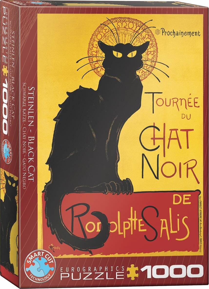 EUROGRAPHICS Puzzle Cabaret Le Chat Noir - Poster 1000 Teile