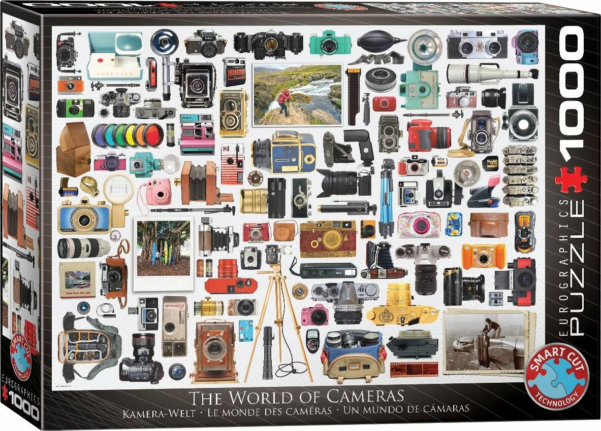 EUROGRAPHICS Puzzle World of Cameras 1000 Teile