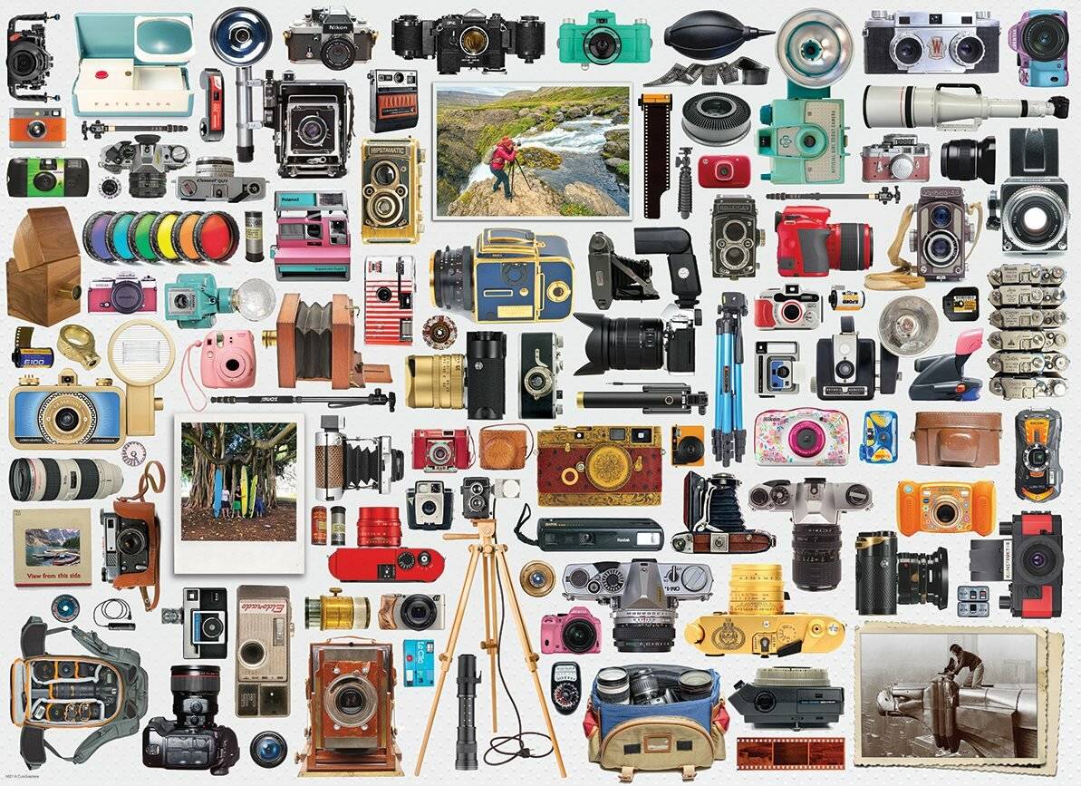 EUROGRAPHICS Puzzle World of Cameras 1000 Teile