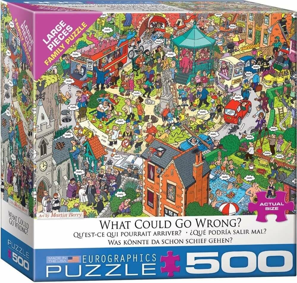 EUROGRAPHICS Puzzle Was kann schiefgehen? XL 500 Stück