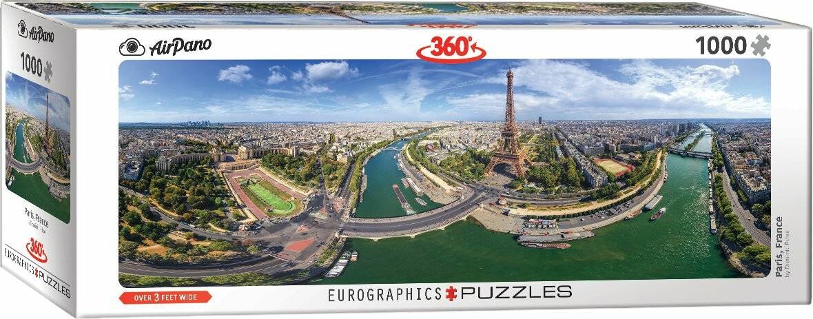 EUROGRAPHICS Panoramapuzzle Paris, Frankreich 1000 Teile