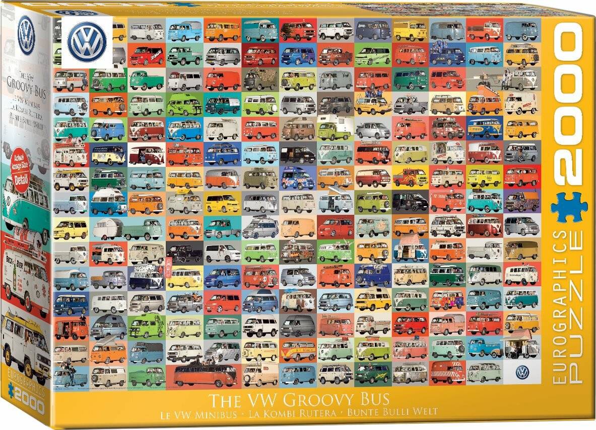 EUROGRAPHICS Puzzle VW Groovy Bus 2000 Teile