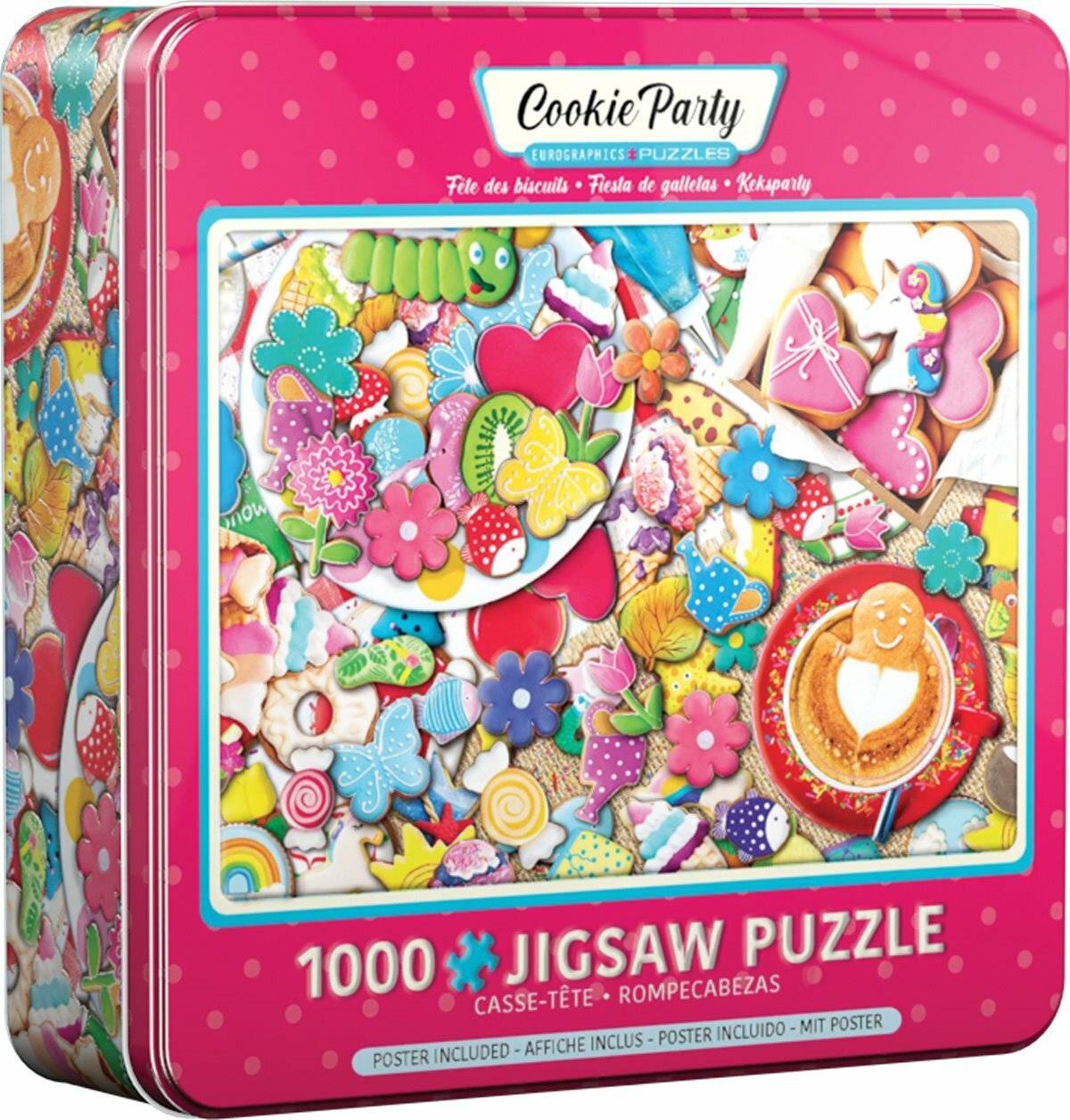 EUROGRAPHICS Puzzle in Blechdose Keks-Party 1000 Teile