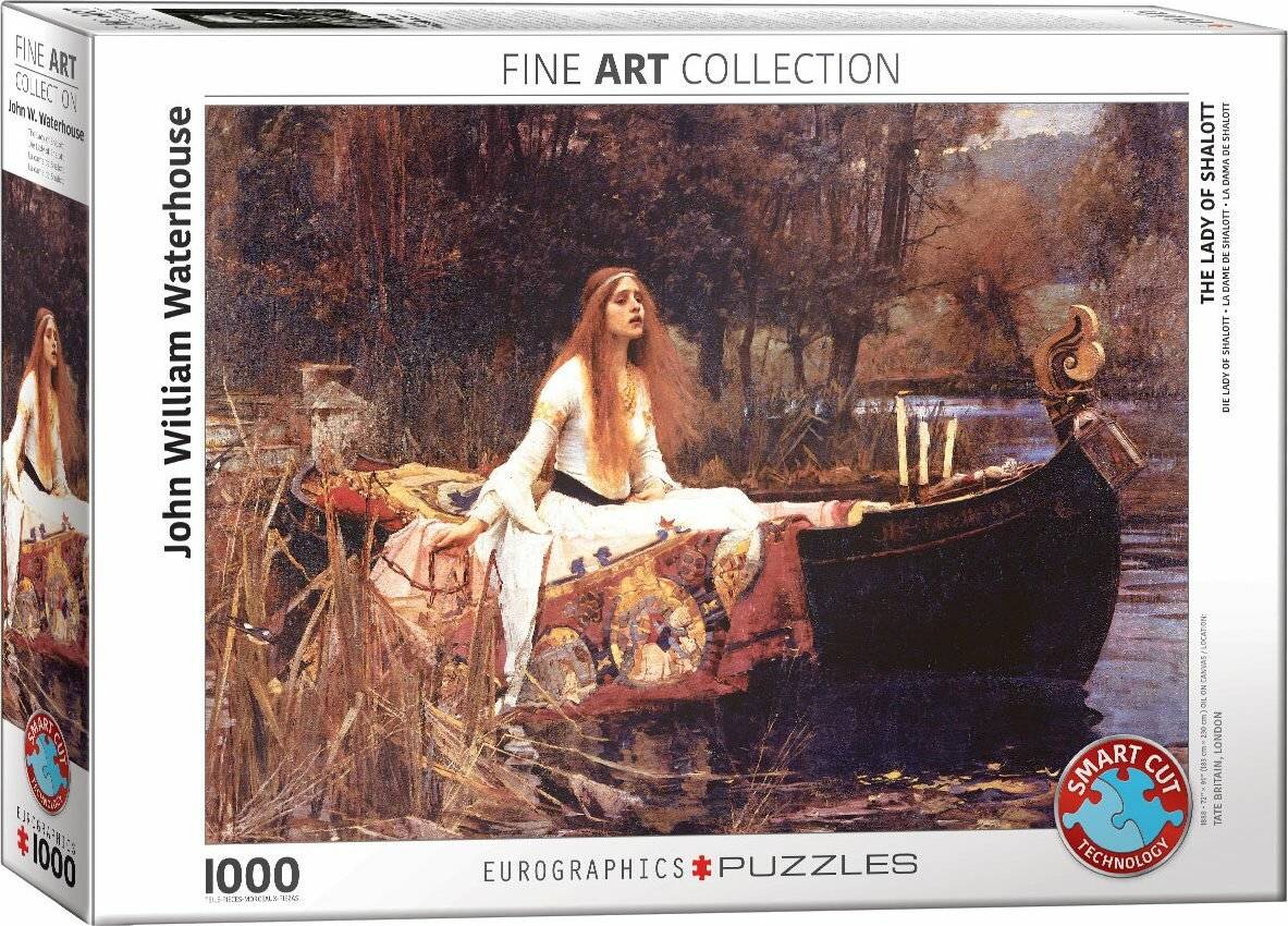 EUROGRAPHICS Puzzle Dame von Shalott 1000 Teile