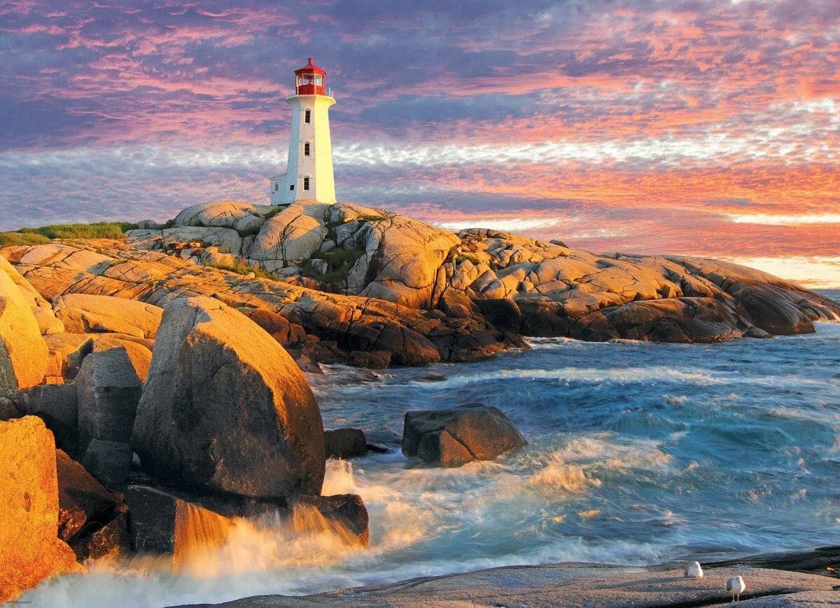 EUROGRAPHICS Puzzle Peggy's Cove Leuchtturm, Nova Scotia 1000 Teile
