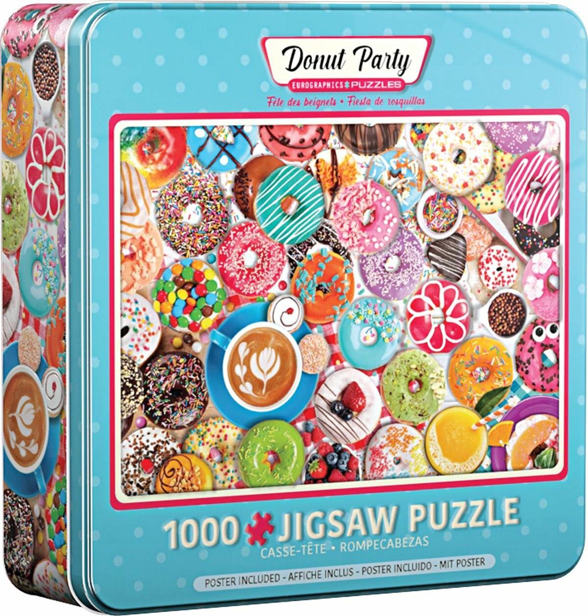 EUROGRAPHICS Puzzle in Blechdose Doughnut Party 1000 Teile