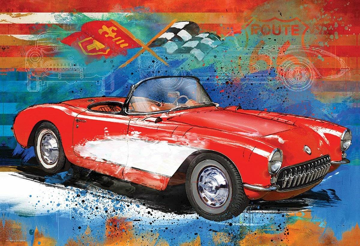 EUROGRAPHICS Corvette Puzzle 550 Teile