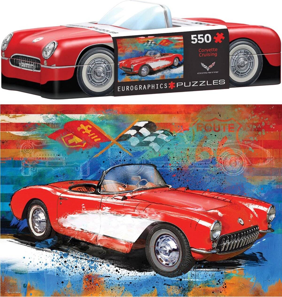 EUROGRAPHICS Corvette Puzzle 550 Teile