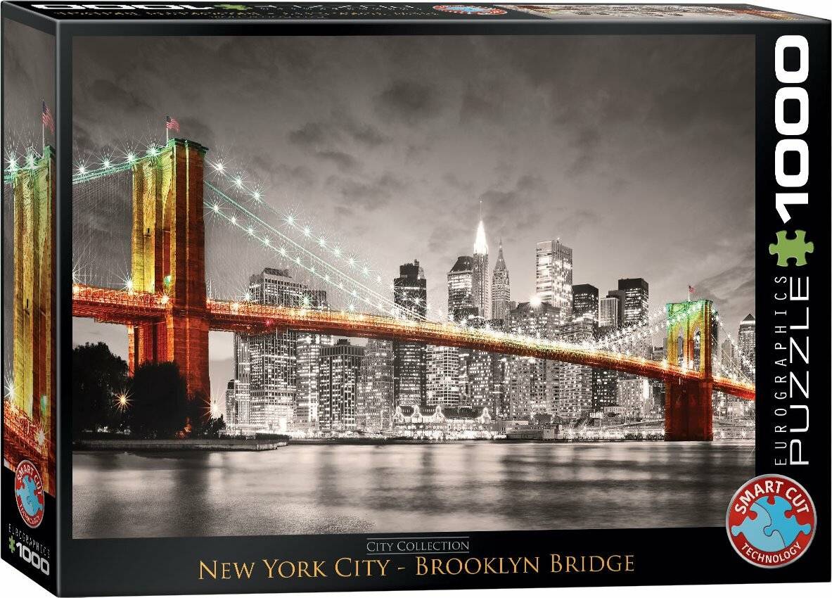 EUROGRAPHICS Puzzle New York - Brooklyn Bridge 1000 Teile