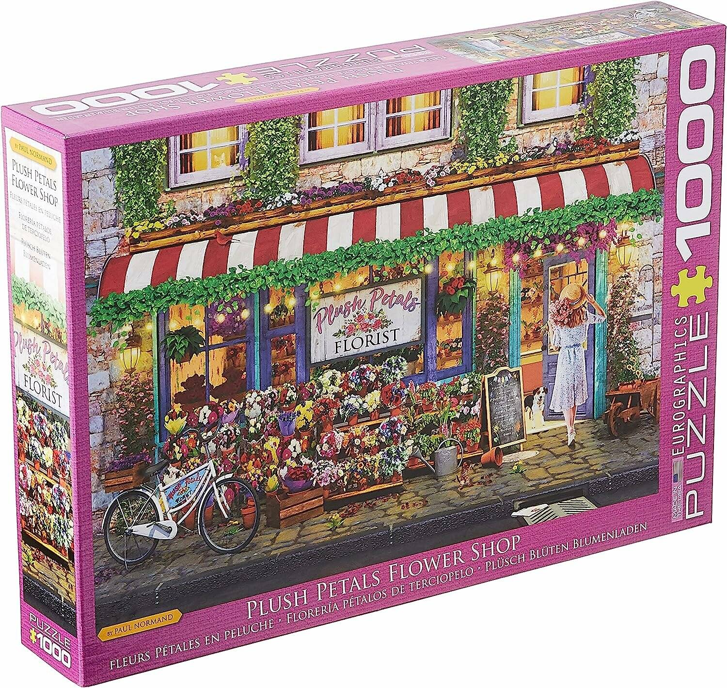 EUROGRAPHICS Puzzle Florist Plüsch Blütenblätter 1000 Teile