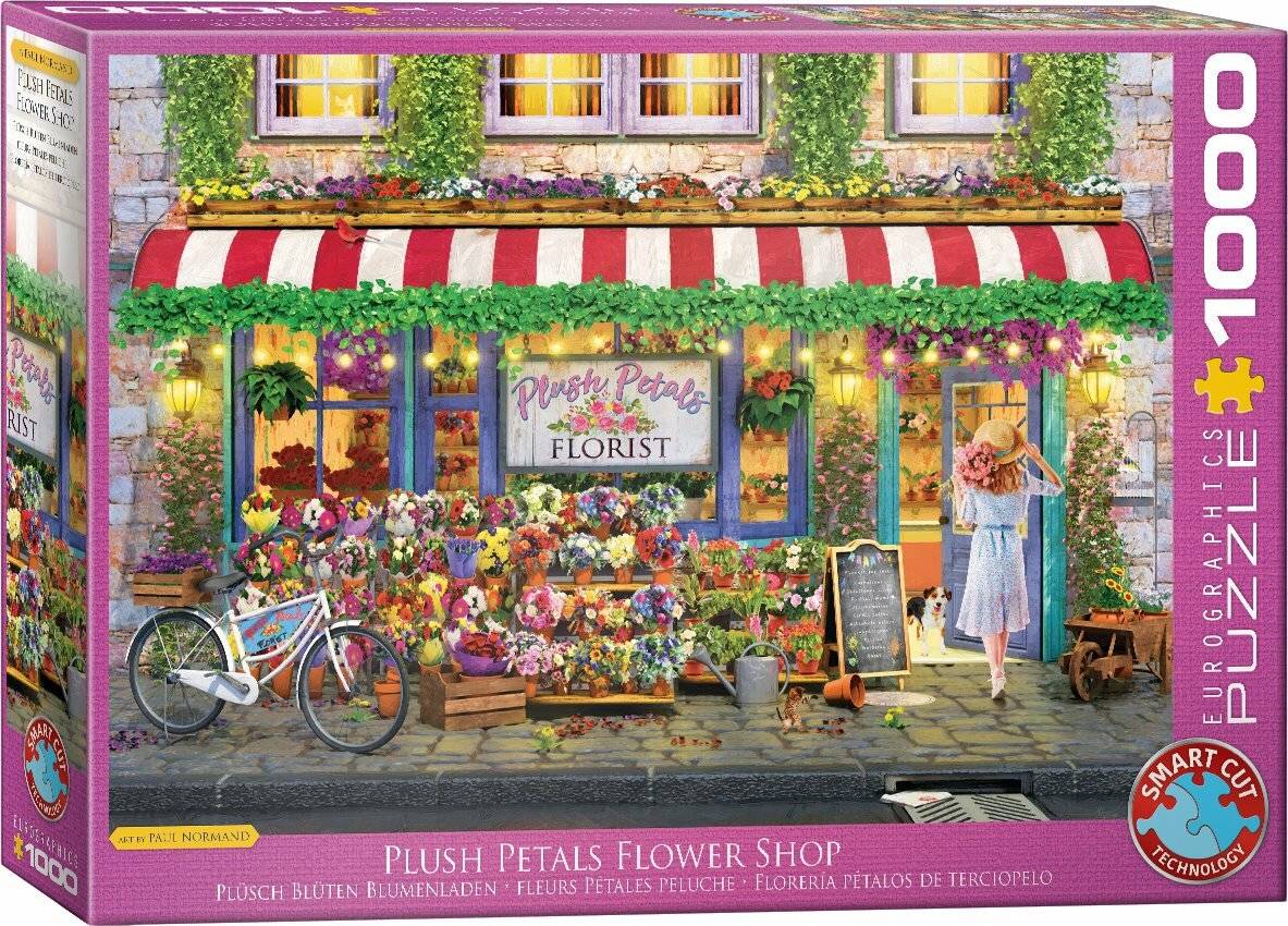 EUROGRAPHICS Puzzle Florist Plüsch Blütenblätter 1000 Teile