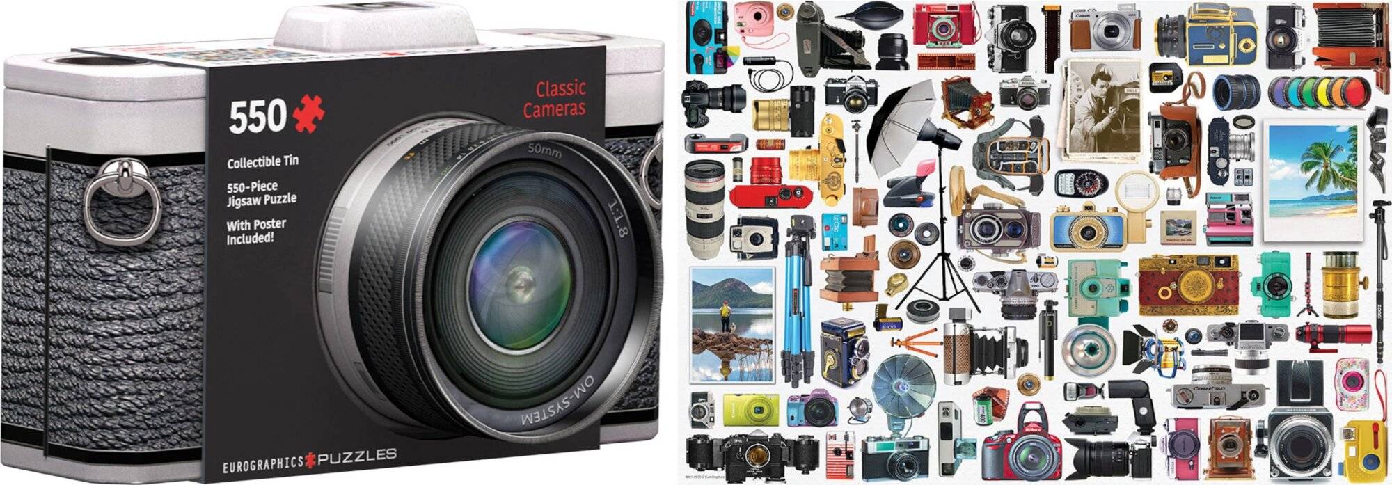EUROGRAPHICS Klassisches Kamera-Puzzle 550 Teile