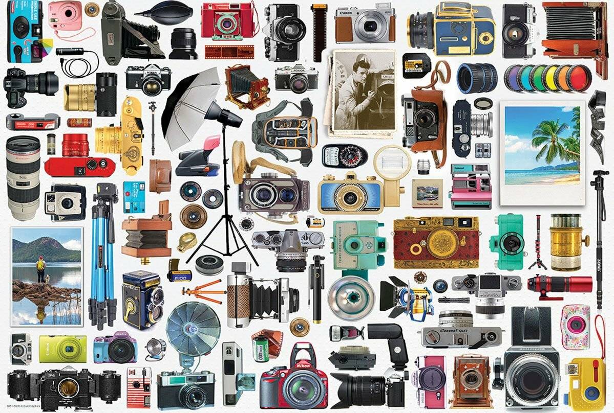 EUROGRAPHICS Klassisches Kamera-Puzzle 550 Teile