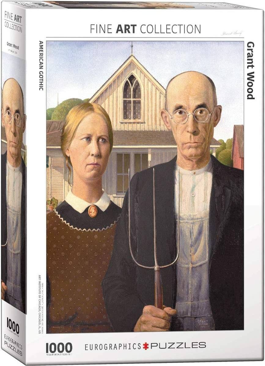 EUROGRAPHICS Puzzle American Gothic 1000 Teile