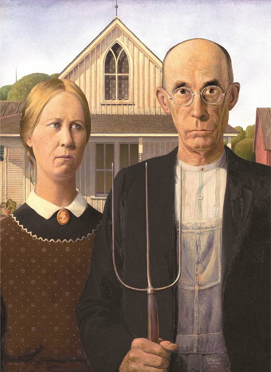 EUROGRAPHICS Puzzle American Gothic 1000 Teile
