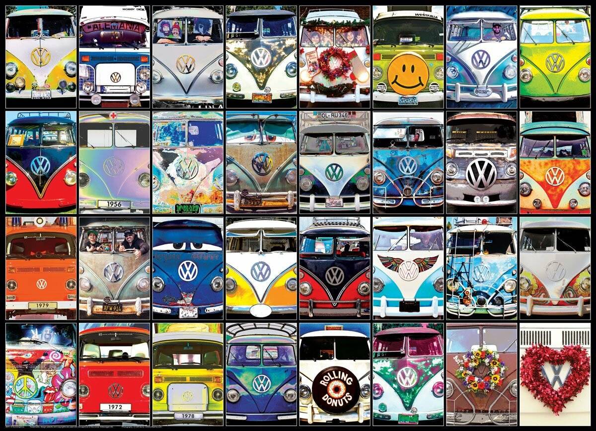 EUROGRAPHICS Puzzle VW Cool Faces 1000 Teile