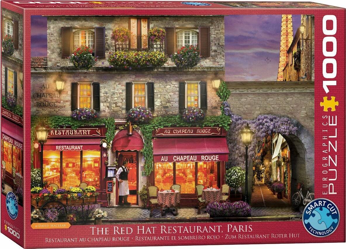 EUROGRAPHICS Puzzle Restaurant Red Hat 1000 Teile