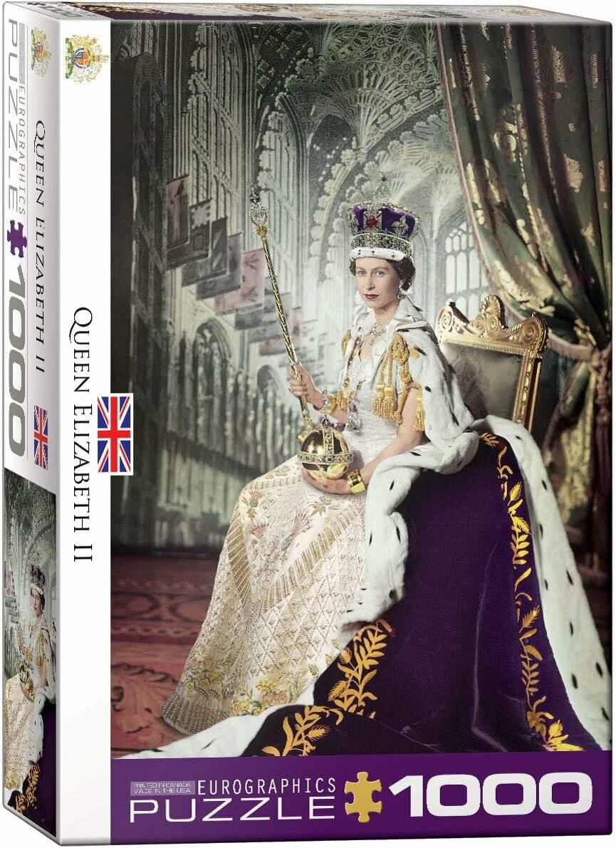 EUROGRAPHICS Puzzle Queen Elizabeth II 1000 Teile
