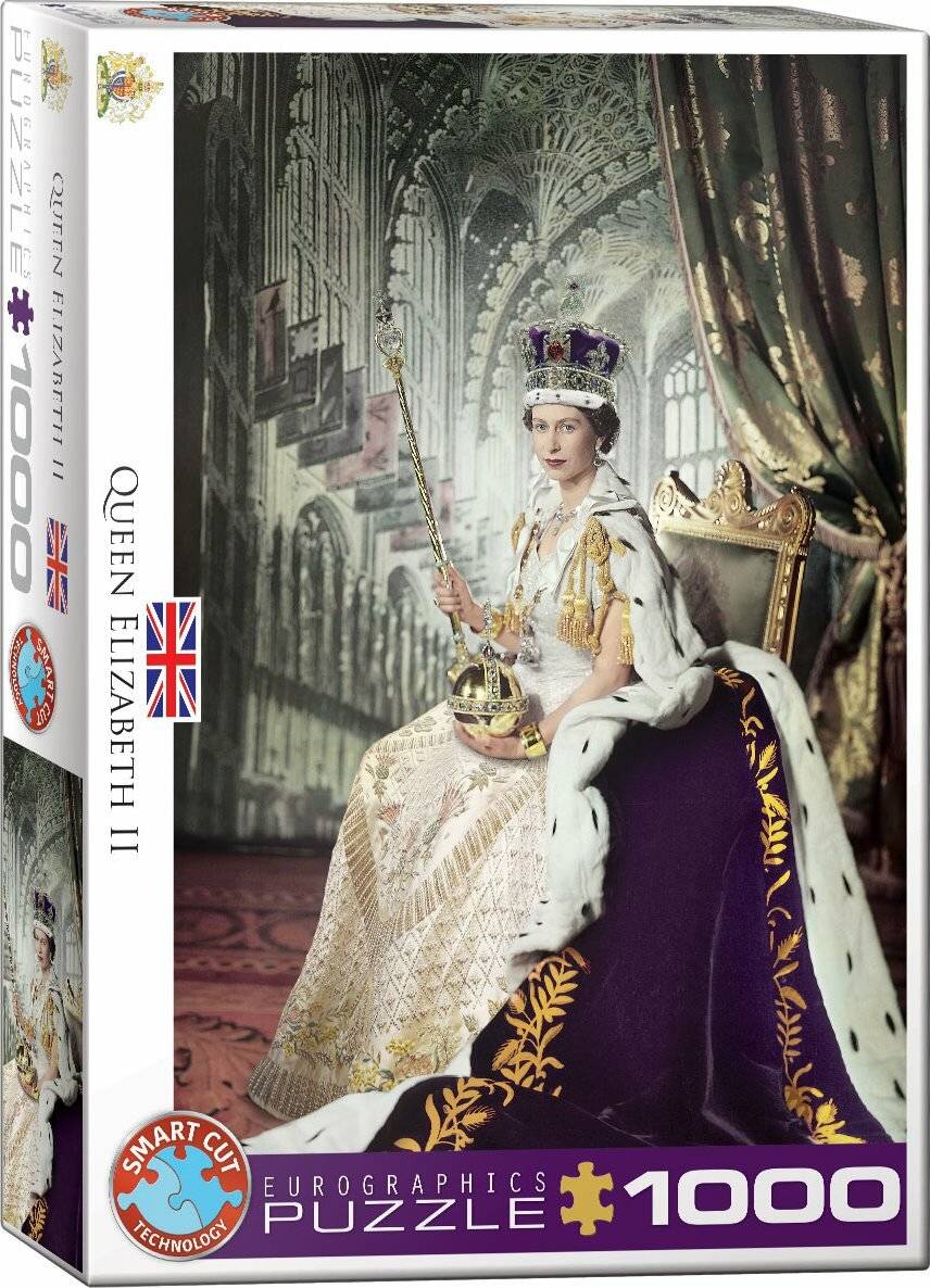 EUROGRAPHICS Puzzle Queen Elizabeth II 1000 Teile