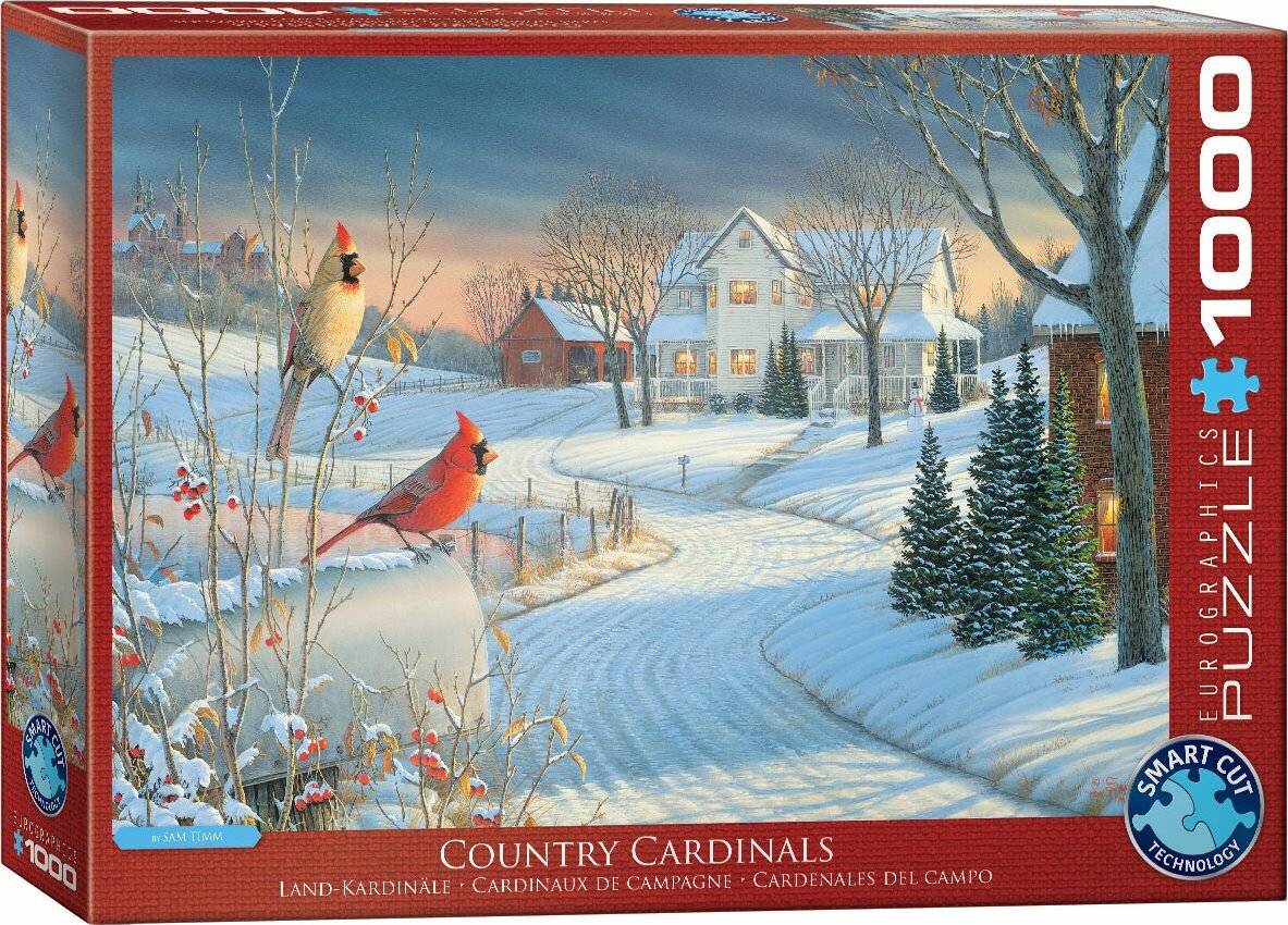 Landkardinäle von Sam Timm 1000 Teile Puzzle