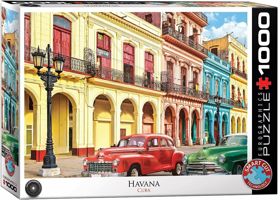 EUROGRAPHICS Puzzle Havanna, Kuba 1000 Teile